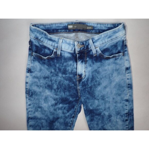 Levis Jegging‎ Legging Jeans Junior size 0/25 overdye skinny Straight Stretch - Picture 2 of 7